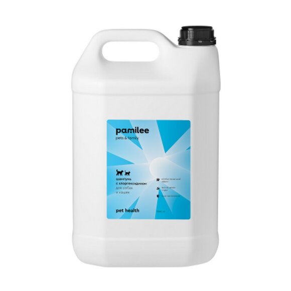 Шампунь Pamilee Pet Health с хлоргексидином, 5 л