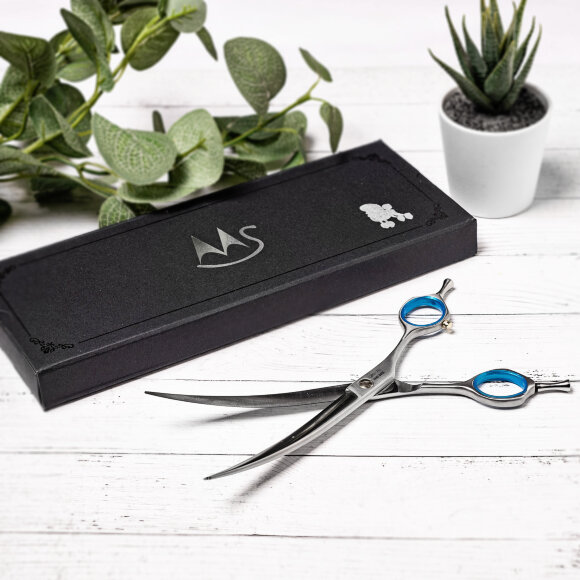 Ножницы Moshou QRB-70 изогнутые, 7" Ножницы Moshou QRB-70 изогнутые, 7"