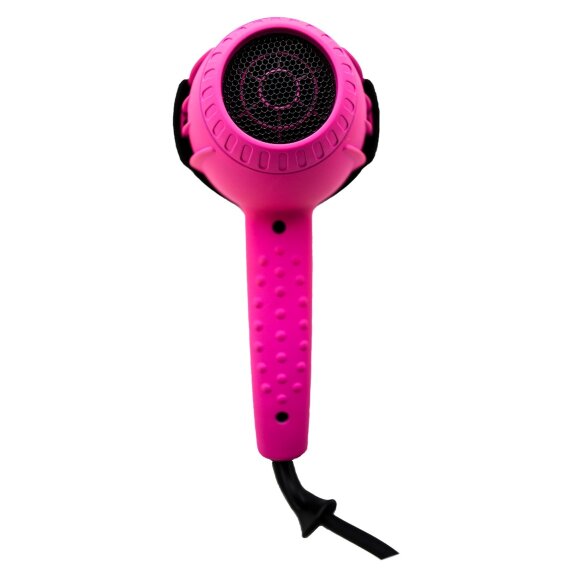 Профессиональный фен Dimi 9200 с ионизатором, цвет черный/розовый