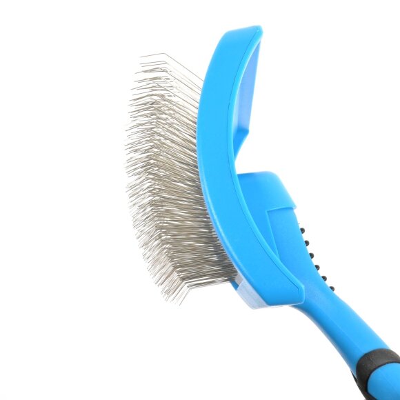 Пуходерка Groom Professional мягкая с длинными зубьями, большая