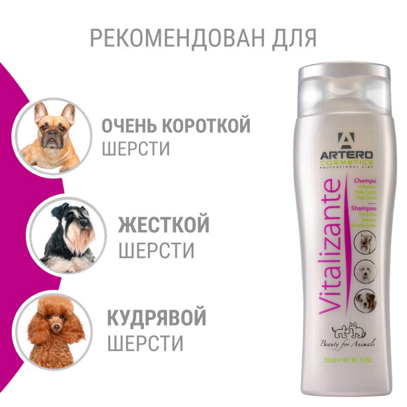 Шампунь Artero Vitalizante витаминизированный, 250 мл