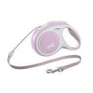 Поводок-рулетка Flexi New Comfort M 8 м ремень, розовый
