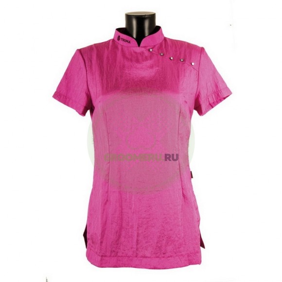 Рубашка с коротким рукавом Tikima Elba фиолетовая, размер L