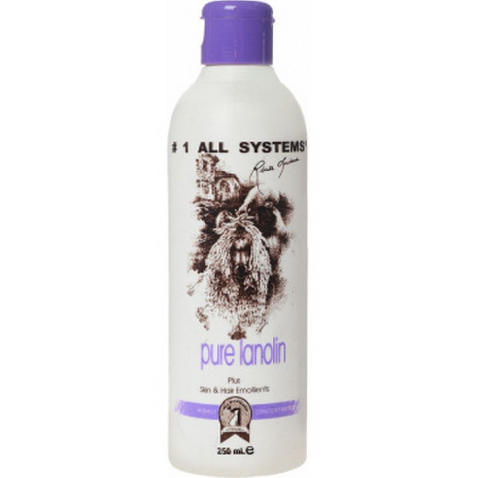 All systems games. 1 All Systems Pure Lanolin Plus Skin & hair Emollients. Объём: 3,78 л.. Кондиционер для шерсти. Косметика для собак. Косметика для собак профессиональная.