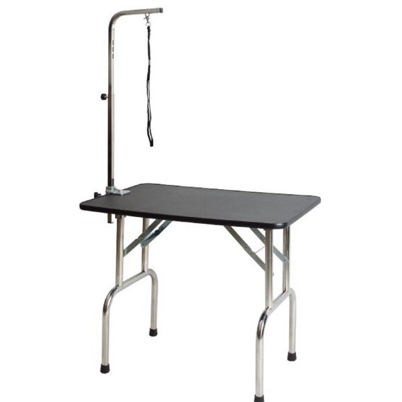 Стол для груминга Toex 120х60хН68 см складной, черный (уценка) Стол для груминга Toex 120х60хН68 см складной, черный (уценка)