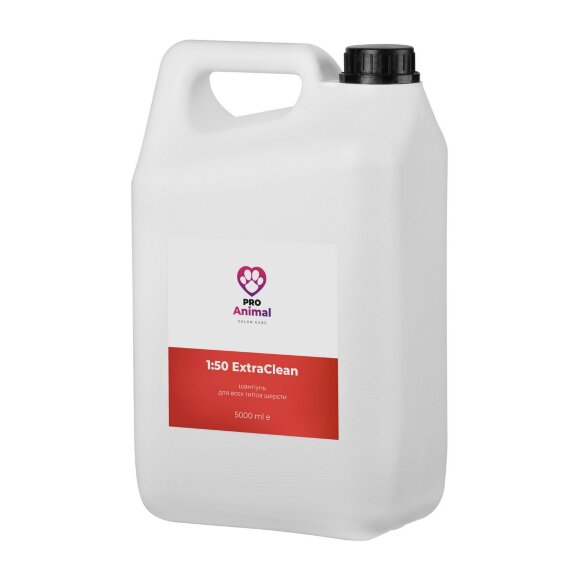 Шампунь ProAnimal ExtraClean экстраочистка для всех типов шерсти, 5 л