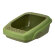 Лоток кошачий Diil 47х37х18 см прямоугольный, зеленый