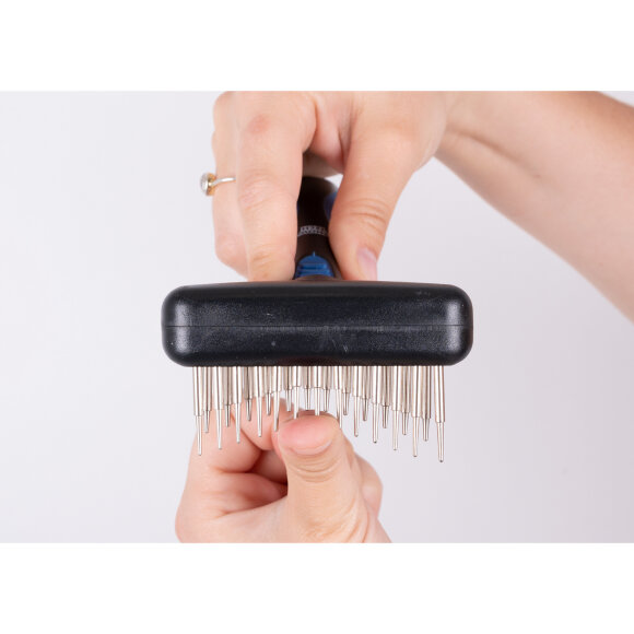 Расческа-грабли Show Tech с вращающимися зубцами, двухрядные 9 см Расческа-грабли Show Tech с вращающимися зубцами, двухрядные 9 см