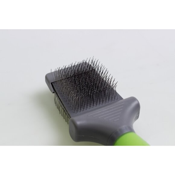 Пуходерка Moser двухсторонняя с силиконовой ручкой