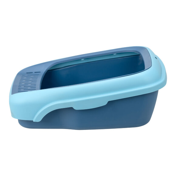 Лоток кошачий Diil 47х37х18 см прямоугольный, синий