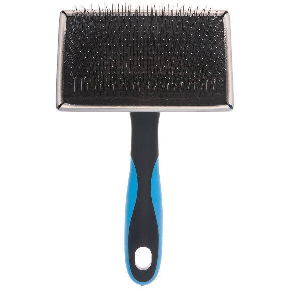 Пуходёрка DeLIGHT металл. длиннозубый корд для пушистых животных, голубая Пуходёрка DeLIGHT металл. длиннозубый корд для пушистых животных, голубая