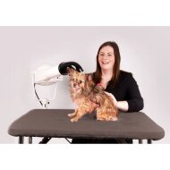 Накидка Show Tech+ из микрофибры для грумерского стола 110х60 см, серая