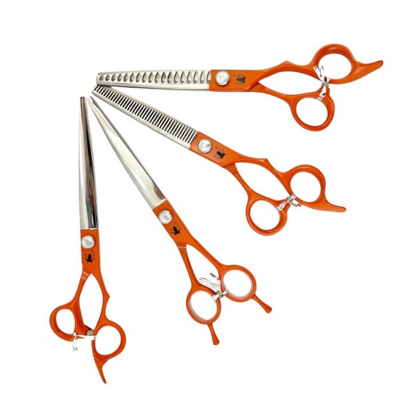 Набор из 4 ножниц Dimi Eagle в черном чехле Набор из 4 ножниц Dimi Eagle в черном чехле