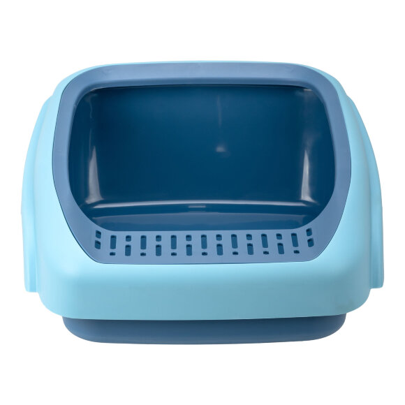 Лоток кошачий Diil 58х43х23 см прямоугольный, синий