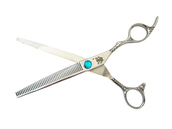 Набор из 4 ножниц Dimi с голубым винтом в чехле Тиффани Набор из 4 ножниц Dimi с голубым винтом в чехле Тиффани