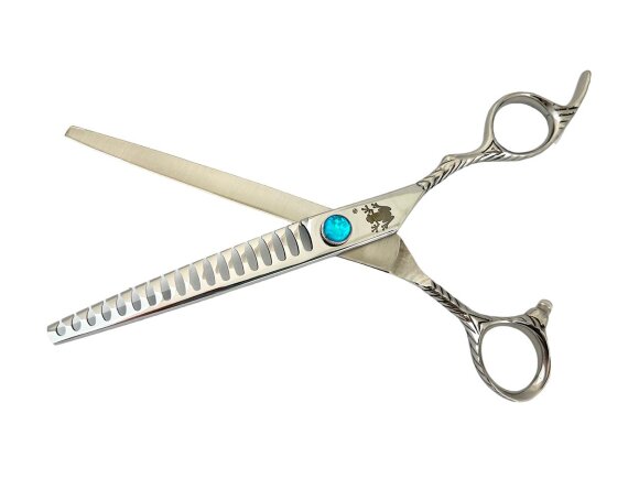 Набор из 4 ножниц Dimi с голубым винтом в чехле Тиффани Набор из 4 ножниц Dimi с голубым винтом в чехле Тиффани