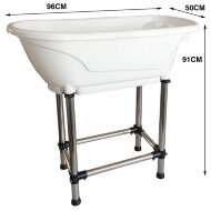 Ванна Show Tech 96х50хH91 см пластиковая, белая