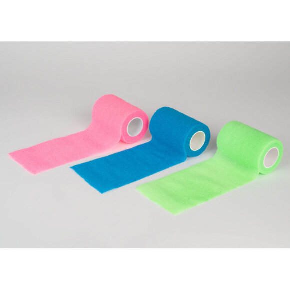 Бинт самофиксирующийся Show Tech 4,5 м x 7,5 см неоново-розовый Бинт самофиксирующийся Show Tech 4,5 м x 7,5 см неоново-розовый