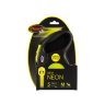 Поводок-рулетка для собак Flexi Neon M ремень, желтый