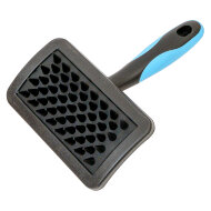 Щетка DeLIGHT резиновая средняя массажная с длинным зубом